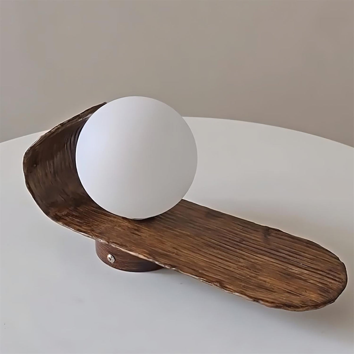Gavino Wooden Wall Lamp-Neutral Decor