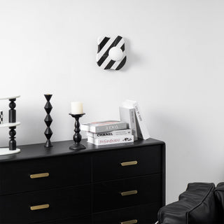 Curinis Applique Murale Marbre Zebra Verre