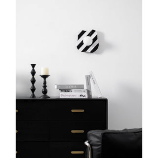 Curinis Applique Murale Marbre Zebra Verre