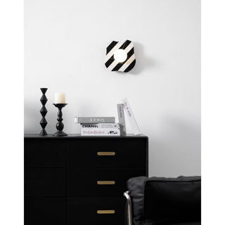 Curinis Applique Murale Marbre Zebra Verre