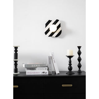 Curinis Applique Murale Marbre Zebra Verre