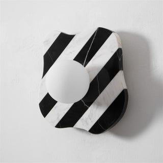 Curinis Applique Murale Marbre Zebra Verre