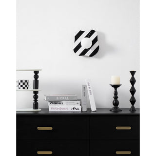 Curinis Applique Murale Marbre Zebra Verre