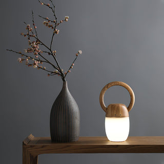 Gina Minimalist Wood Table Lamp-Neutral Decor