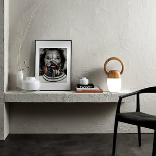 Gina Minimalist Wood Table Lamp-Neutral Decor