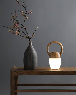 Gina Minimalist Wood Table Lamp-Neutral Decor
