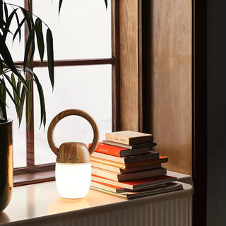 Gina Minimalist Wood Table Lamp-Neutral Decor
