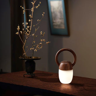 Gina Minimalist Wood Table Lamp-Neutral Decor