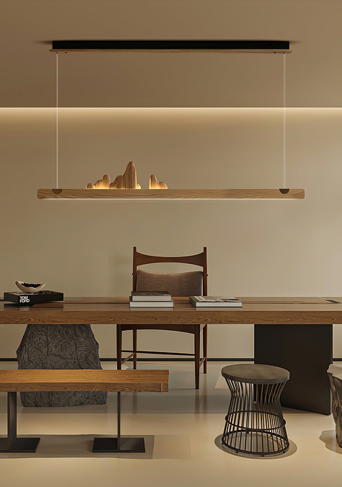 Torisa Suspension en bois Moderne