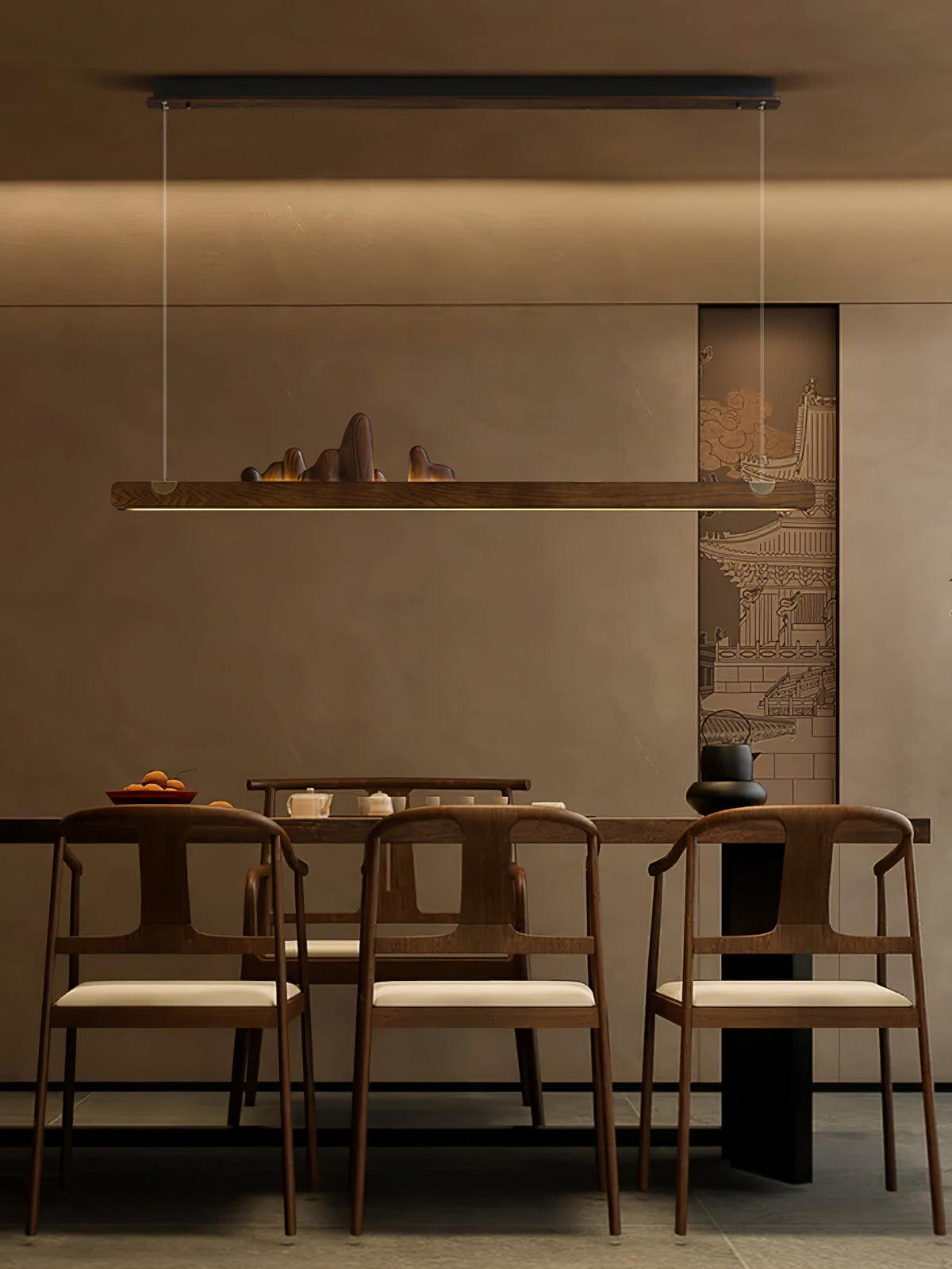 Torisa Suspension en bois Moderne