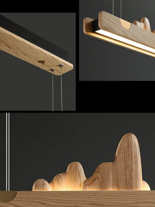 Daniel Suspension en bois Moderne