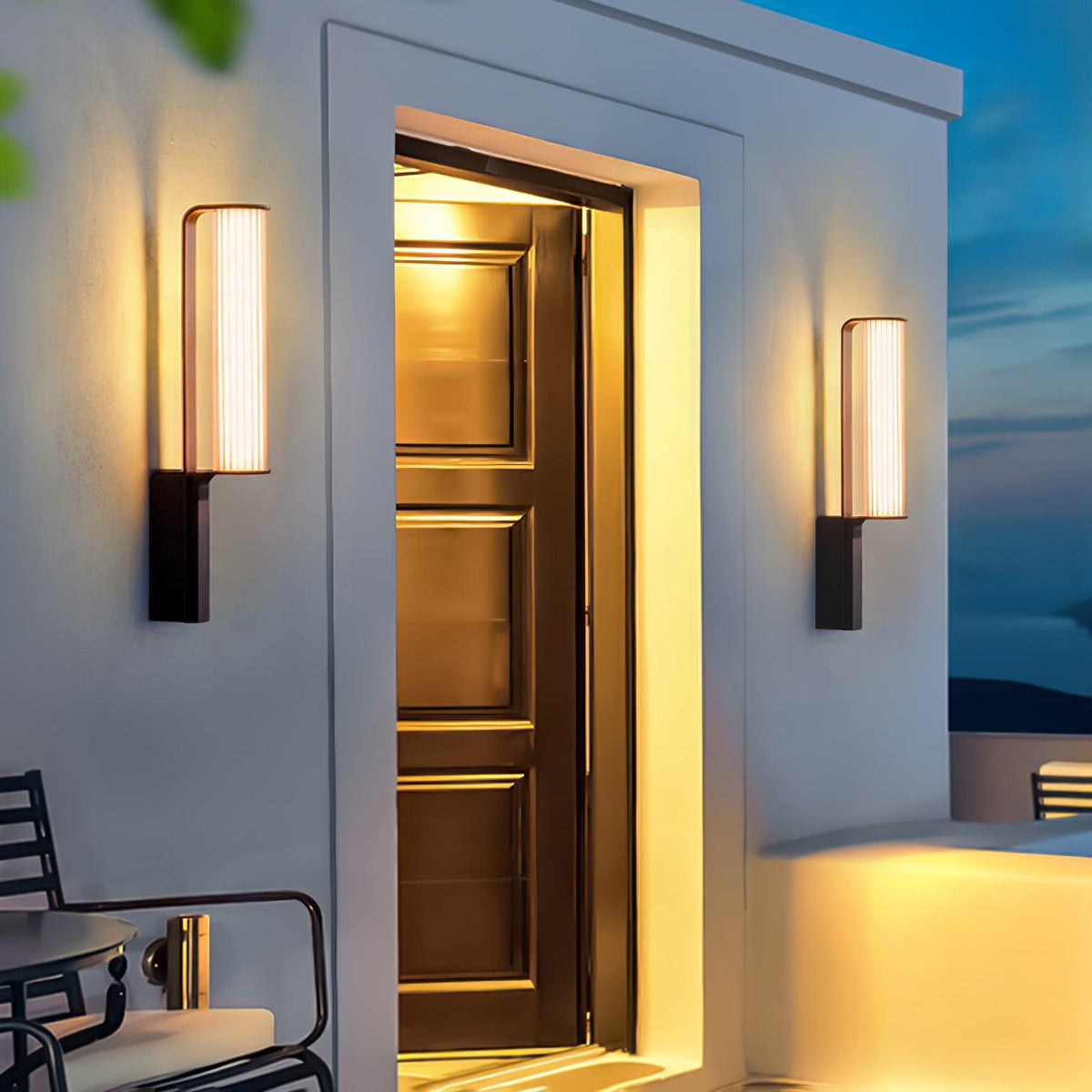 Zevina Applique LED Arc Unique Éclairage Extérieur
