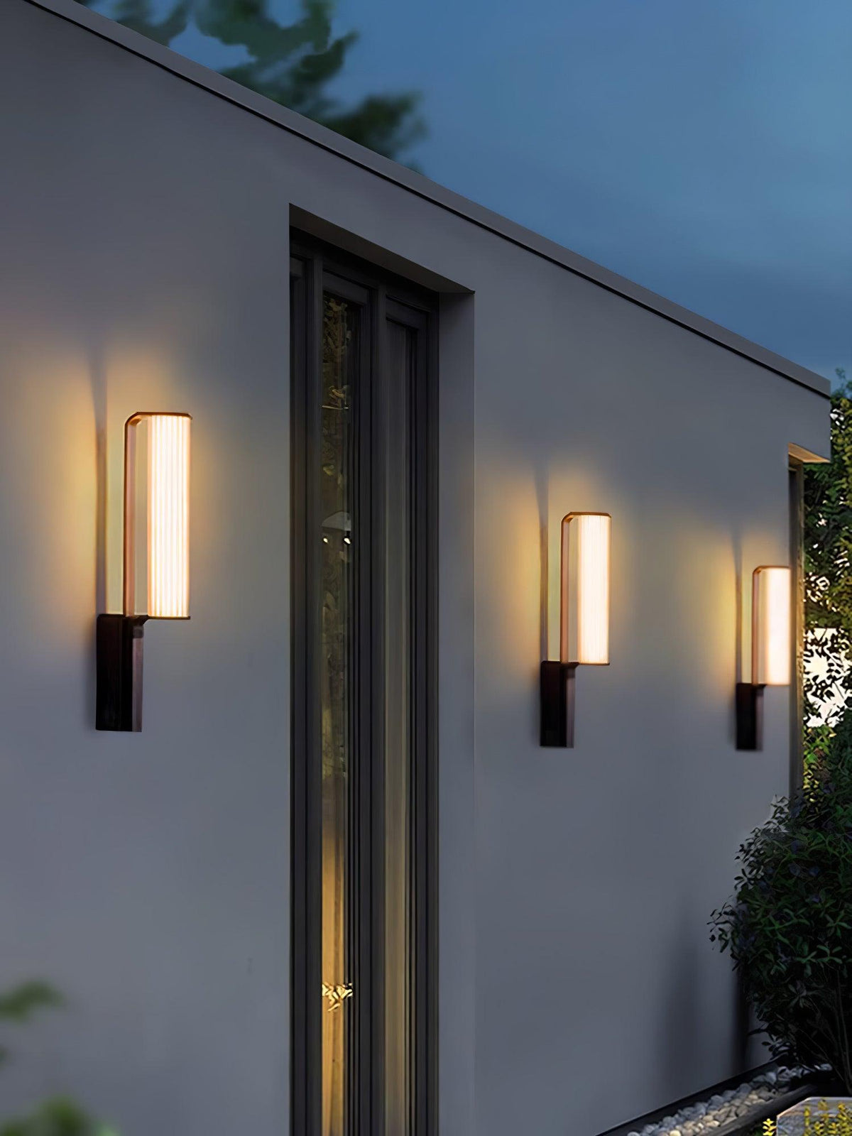 Zevina Applique LED Arc Unique Éclairage Extérieur