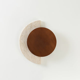 Crescent Halo Plug-in Wall Sconce-Neutral Decor