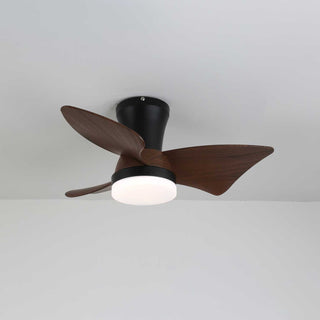 Ventilateur de Plafond Moderne en Bois Caspian avec Lumière