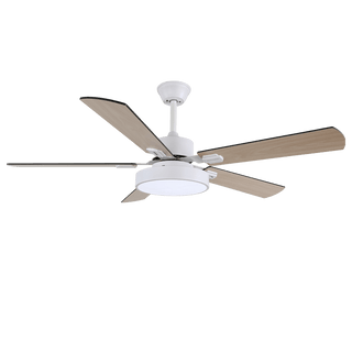 Ventilateur de Plafond Moderne Aerilux en Bois avec Lumière