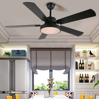 Ventilateur de Plafond Moderne Aerilux en Bois avec Lumière