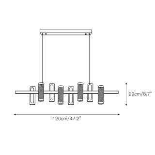 Evsola Suspension Métal Minimaliste Moderne
