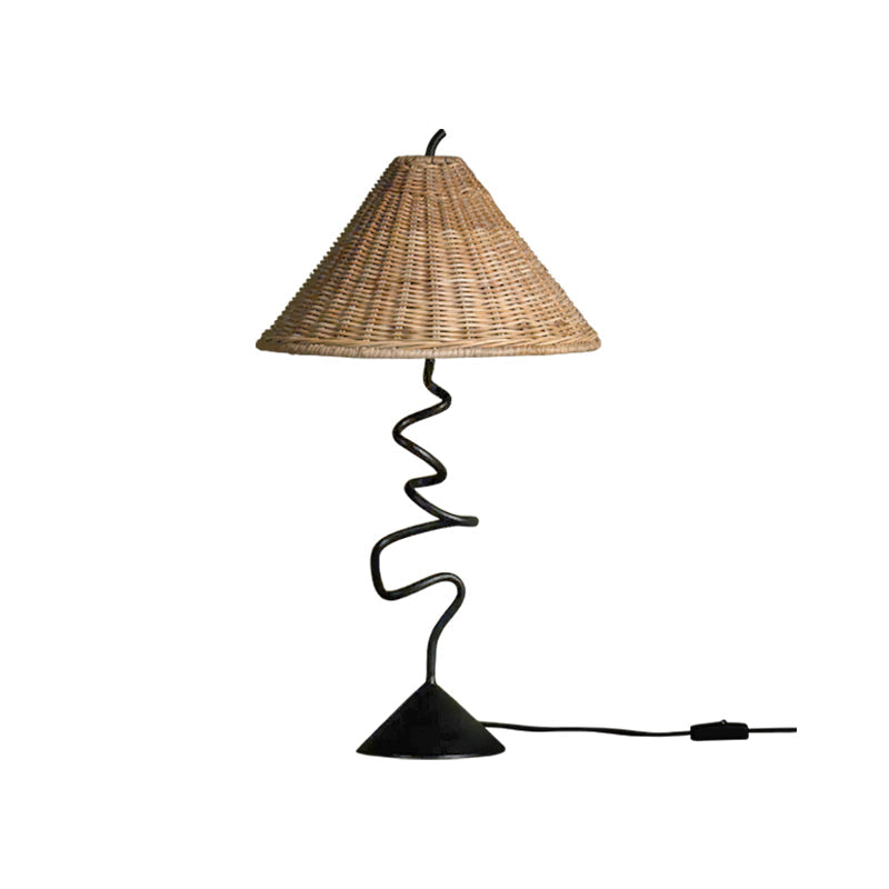 Arierina Lampe de Table en Rotin