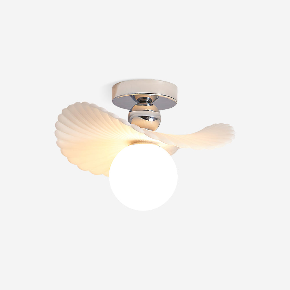Ilyon Modern Winged Frosted Shade Ceiling Light-Neutral Decor