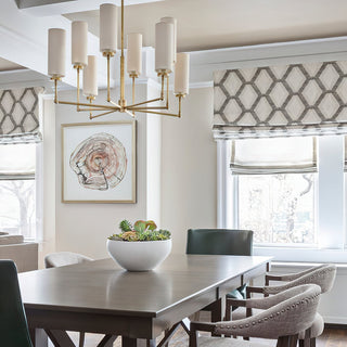 Eraeiel Lustre Laiton Tissu Luxe Postmoderne