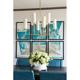 Eraeiel Lustre Laiton Tissu Luxe Postmoderne