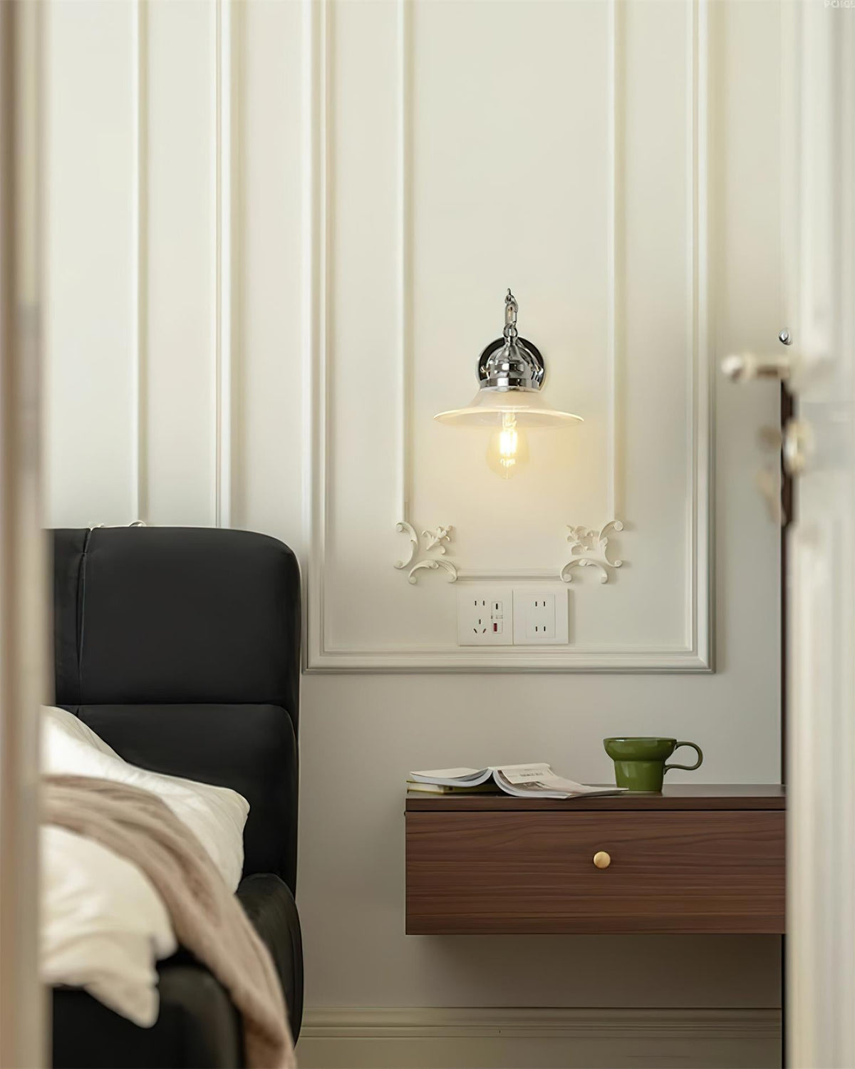 Perivo Polished Chrome Wall Lamp-Neutral Decor