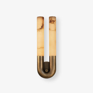 Arch Alabaster Sconce-Neutral Decor
