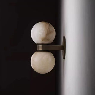 Alabaster Celestia Orb Wall Light-Neutral Decor