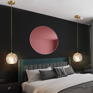 Kristy Lustre Suspension LED Contemporain Métal Chambre à Coucher
