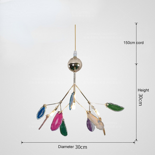Arisha Lustre Coloré Branche Feuille Design, Salon/Chambre