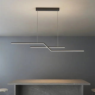 Arisha Luminaires Suspension LED Linéaire Moderne Métal Chevet Chambre
