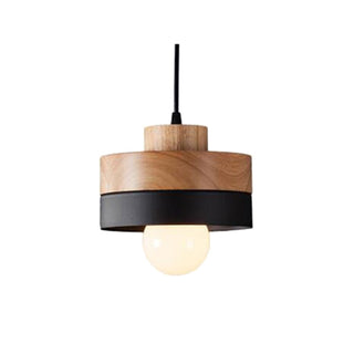 Valentina  Suspension, Métal/Bois, Noir/Blanc, Salle à Manger/Salon