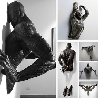 Dynamic Human Sculpture Collection-Neutral Decor