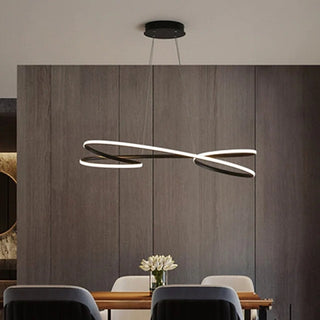 Arisha Luminaires Suspension Papillon LED Moderne Métal Salle à manger