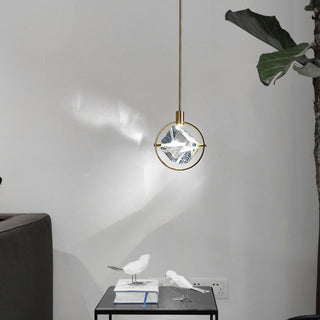 Kristy Suspension Luxe Moderne Métal/Cristal Salle à manger