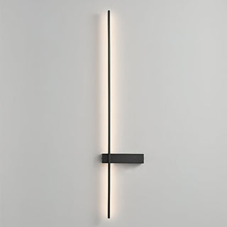 Mesv Rechargeable Noire Applique Murale Linéaire
