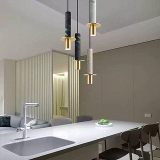 Valentina Luminaires Suspensions Marbre Moderne Design Italien Salle à Manger