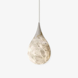 LustraLux Suspension Lampe Goutte de Pluie en Marbre