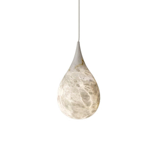 LustraLux Suspension Lampe Goutte de Pluie en Marbre