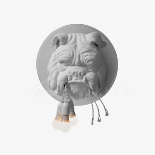 Lustra Applique Murale Sculpture Bulldog Fantaisiste-Luire