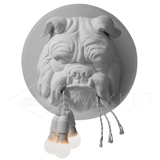 Lustra Applique Murale Sculpture Bulldog Fantaisiste-Luire