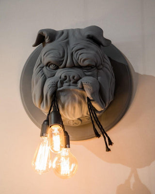 Lustra Applique Murale Sculpture Bulldog Fantaisiste-Luire