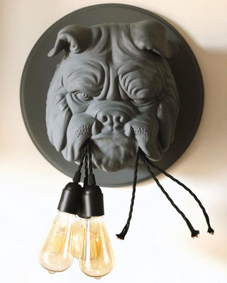 Lustra Applique Murale Sculpture Bulldog Fantaisiste-Luire
