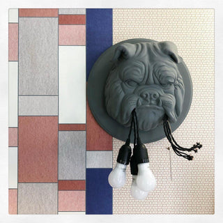 Lustra Applique Murale Sculpture Bulldog Fantaisiste-Luire