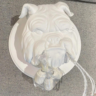 Lustra Applique Murale Sculpture Bulldog Fantaisiste-Luire
