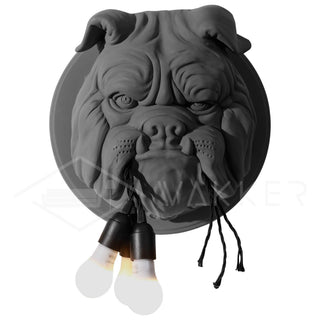 Lustra Applique Murale Sculpture Bulldog Fantaisiste-Luire
