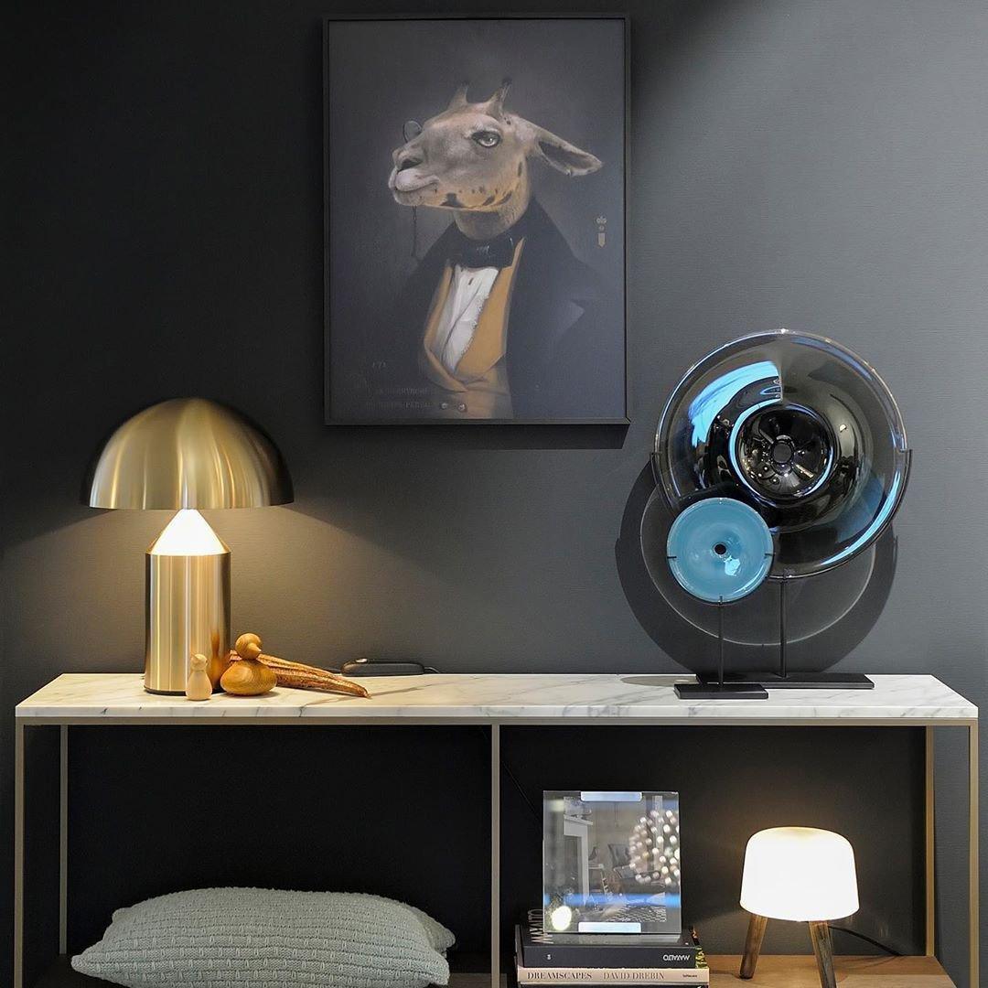 Selisina Lampe de Table Industrielle Minimaliste
