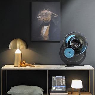 Selisina Lampe de Table Industrielle Minimaliste