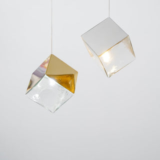 Cubic Luster Cascade Chandelier-Neutral Decor